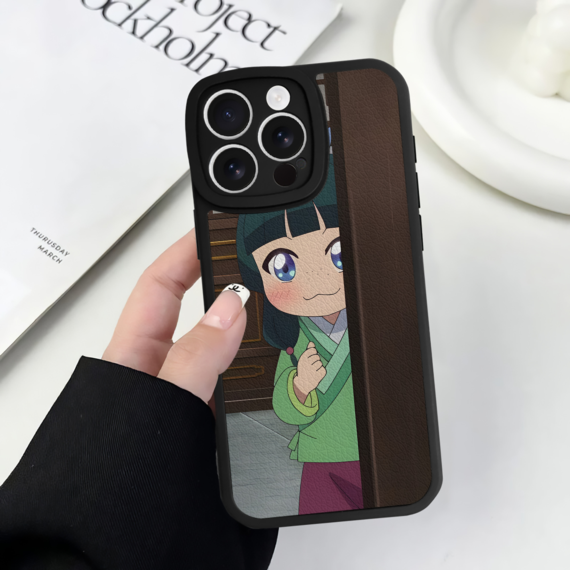薬屋のひとりごと The Apothecary Diaries 【iPhone 16シリーズ対応】シリコンスマホケース（レザー調） 材質：シリコン